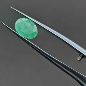 تصویر زمرد بیضی کد 37275 