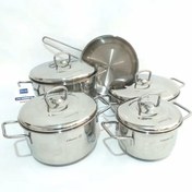 تصویر سرویس قابلمه کرکماز مدل A1900 ظرفیت ۹ پارچه استیل 