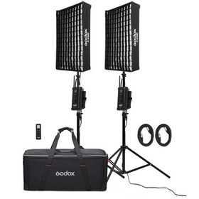 تصویر نور ثابت Godox FL100 Flexible LED 2-Light Kit 