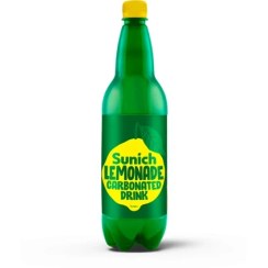 تصویر نوشابه لیموناد گازدار سن ایچ حجم 1 لیتری - باکس 6 عددی Sun ich Carbonated lemonade drink, 1 liter - box of 6 pieces