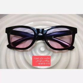 تصویر فرم عینک طبی زنانه شیشه رنگی 