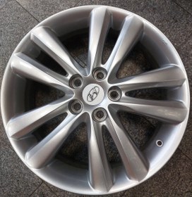 تصویر رینگ فابریک سایز ۱۸ نقره‌ای هیوندایی توسان ۲۰۱۳ Original wheel size 18" Silver Hyundai Tucson 2013