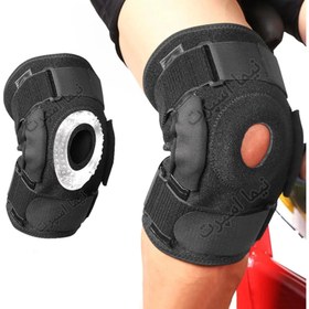 تصویر زانوبند دوچرخه سواری مایلیکا مدل آتل فلزی Knee support mailika