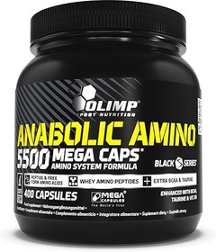 تصویر آمینو ۴۰۰ کپسول الیمپ OLIMP- Anabolic Amino 5500 Mega Caps (400 Kapseln)