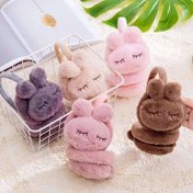 تصویر گوش گیر زمستانی فانتزی طرح خرگوش 302156 