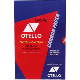 تصویر کاربن آبی Otello سایز A4 بسته 100 عددی 