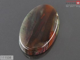 تصویر نگین عقیق خزه ای کد 111538 