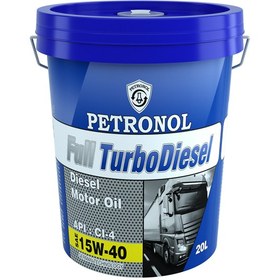 تصویر روغن موتور دیزلی پترونول فول توربو دیزل 15W40 حجم 20 لیتر Petronol Full Turbo Diesel 15W40 Diesel Oil 20 L