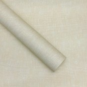 تصویر دیوارپوش فومی رولی طرح کتان کرم روشن اندازه ۷۰*۲۸۰ 