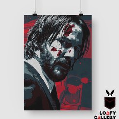 تصویر تابلو دکوری طرح جان ویک | John Wick 