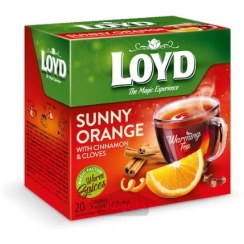 تصویر چای پرتقال دارچین و میخک Loyd ا Loyd Sunny Orange With Cinnamon & Cloves Tea 20×2 g Loyd Sunny Orange With Cinnamon & Cloves Tea 20×2 g
