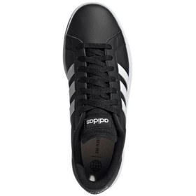 تصویر کفش تنیس مردانه آدیداس گرند کورت بیس 2.0 مشکی - سایز 7 برند Adidas adidas GRAND COURT BASE 2.0 Black Tennis SHOES for Men - 7