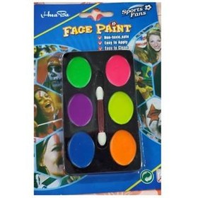 تصویر گریم صورت 6 رنگ نئون HB6002 