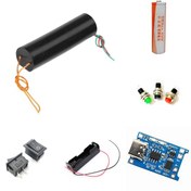 تصویر ماژول جرقه زن ۱۰۰۰KV با متعلقات و باتری 