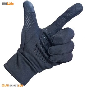 تصویر دستکش زمستانی موتور سواری رنگ مشکی NOTH FACE NOTH FACE black color motorcycle winter gloves