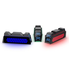 تصویر پایه شارژر دابی مدل TP5-3571 مخصوص PS5 با نور RGB 