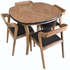 تصویر میز و صندلی ناهار خوری شرکت اسپرسان چوب کد z02 