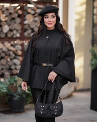 تصویر مانتو پانچ راز جنس فوتر سایز ۳۸ و ۴۸ نسکافه ای 