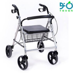 تصویر رولیتر بدون جاپایی جی تی اس Foldable Rollator JTS