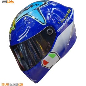 تصویر ماکت کلاه کاسکت AGV طرح Shark AGV Shark helmet replica