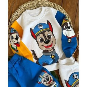 تصویر ست بلوز و شلوار دورس پسرانه سگ های نگهبان کد 298 Watchdog boys' blouse and trousers set