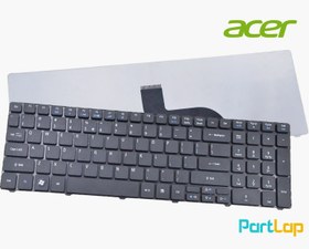 تصویر کیبورد ایسر مدل Aspire 5738, 5741, 5742, 5536, 5750 Keyboard Acer Aspire 5738, 5741, 5742, 5536, 5750 Black