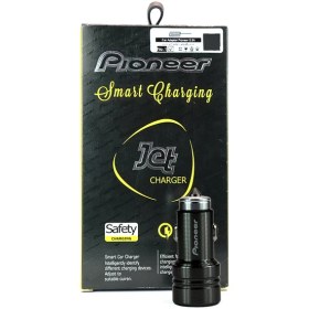 تصویر شارژر فندکي PIONEER JET 5.5A QC3 PD 12V 2PO 