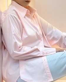 تصویر شومیز نخی صورتی Pink shirt