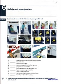 تصویر کتاب زبان تخصصی مهمانداری هواپیما (PDF) | Oxford English For Cabin Crew 