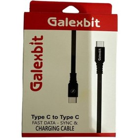 تصویر کابل دو سر تایپ سی کنفی گلکسیبیت با گارانتی CABLE GALEXBIT PD TO PD 