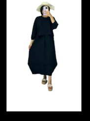 تصویر ست دوتیکه سارافون و مانتو مادمازل 