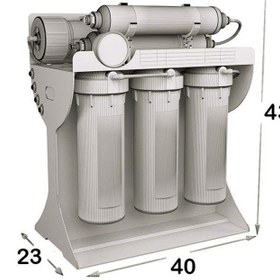 تصویر دستگاه تصفیه آب خانگی 6 مرحله ای سی سی کا همراه با پک 3 عددی فیلتر 