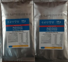 تصویر مولتی ویتامین و الکترولیت رویان ۱۰۰ گرمی Multivitamin&Electrolyte rooyan darou 100g