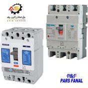 تصویر کلید اتوماتیک فیکس ۱۰۰ آمپر پارس فانال قدرت قطع ۳۵ کیلو PF3N_100A_FIX
