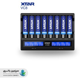 تصویر شارژر باتری اکستار 8 شیار هوشمند XTAR Intelligent Charger VC8 ا XTAR VC8 Digital Smart Battery Charger XTAR VC8 Digital Smart Battery Charger