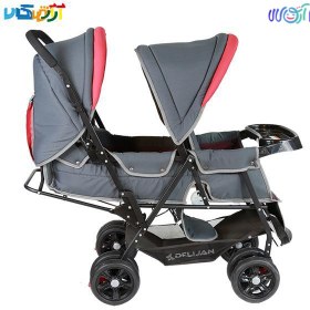 تصویر کالسکه دوقلوی دلیجان مدل ونوس Venus ا Delijan Venus Twin Stroller Delijan Venus Twin Stroller