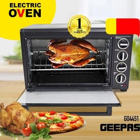 تصویر اون توستر جیپاس 48لیتری مدل 4451 OVEN TOSTER GEEPAS MODEL: 4451