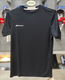 تصویر تیشرت تنیس مردانه یقه گرد بابولات مشکی 