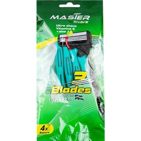 تصویر خود تراش مستر شیو مدل Blades 3 کد G01 بسته 4 عددی 