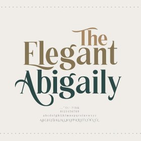 تصویر فونت انگلیسی تایپوگرافی The Elegant برای ایلاستریتور 