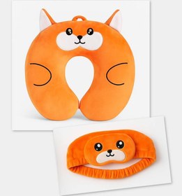 تصویر دورگردنی و چشم بند 