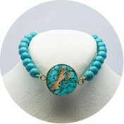 تصویر دستبند فیروزه ماه تولد بهمن 