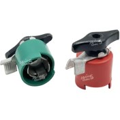 تصویر سرباطری سواری فلزی تک پیچ قطب مثبت و منفی 