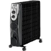 تصویر شوفاژ برقی ایوولی (evvoli) 15 پره (فن دار) مدل EVOH-15FW-B 