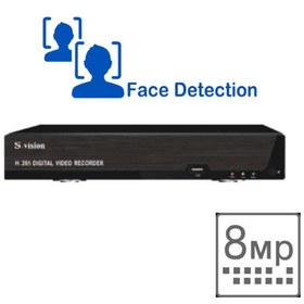 تصویر دستگاه ۴ کانال ۸ مگاپیکسل تشخیص چهره Face Detection 