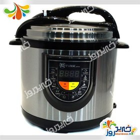 تصویر زودپز فوما ۸ لیتر دیجیتال مدل Fu-1400 Pressure Coocker Fuma FU-1400