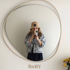 تصویر آینه دیواری دکوراتیو روبی 