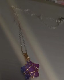 تصویر گردنبند ستاره سنگی 