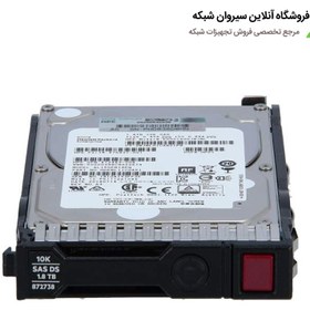 تصویر هارد سرور HPE 1.8TB SAS 12G Ent 10K SFF 512e DS 872481-b21 