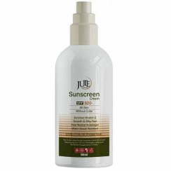 تصویر کرم ضدآفتاب SPF50 انواع پوست بی رنگ ژوت 100 میلی لیتر Jute Sunscreen Colorless for All Skin Types SPF50 100ml